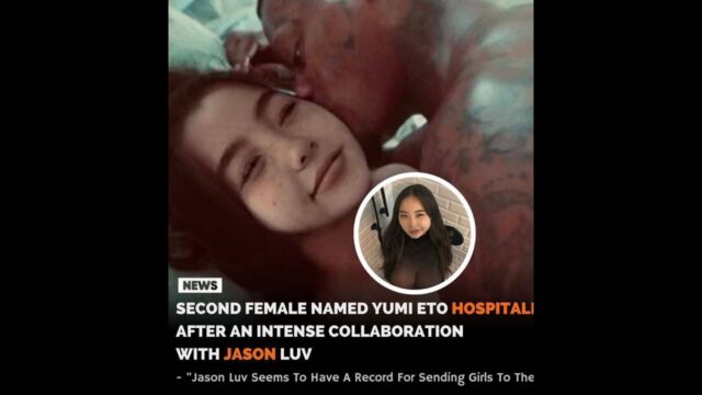 18 year old asian influencer Yumi Eto for second time hospitalized after porn scene with Jason Luv